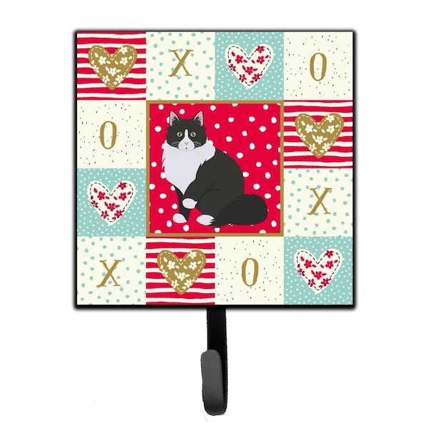 Carolines Treasures 4.25 x 1 x 7 in. Siberian Forest Cat Love Leash or Key Holder CK5788SH4 - main